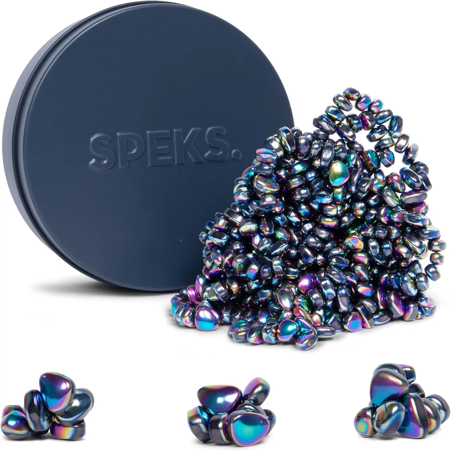 Original Crags Ferrite Putty | 500+ Magnetic Stones in a Tin | Stress Relief Fidget Toy for Adults & Teens | Stocking Stuffer & Christmas Gift | Oil, Medium