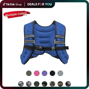 [Fashion Week]Weighted Vests-Adjustable 6/8/12/16/20/25/30lb Workout Gear, Fitness Equipment, Gym Outfits with Reflective Stripes for Weight&Strength, Walking,Running,Rucking,Jogging |     Exercise Motivation,Weighted Vest Benefits, FallFreshness
