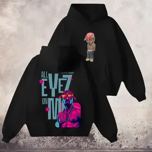 Vintage 2Pac All Eyez On Me 2Side Hoodie, Tupac Hip Hop Music Lover Shirt, Vintage 90s Hip Hop Streetwear Apparel