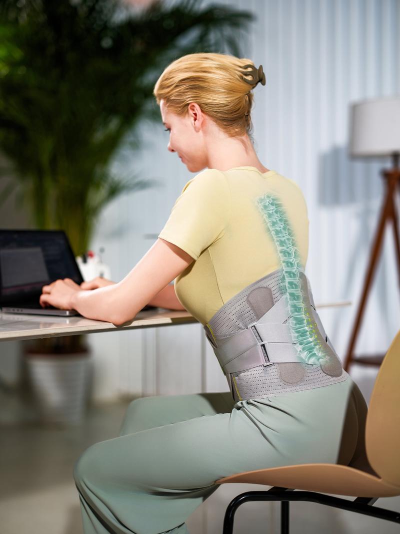 aoFIT Back Brace,Exercise waistband，adjust waist trainer，Suitable for sedentary lumbar discomfort,Spinal Adjustable Breathable Reduce Healthcare,FallFreshness，TikTokShopBlackFriday