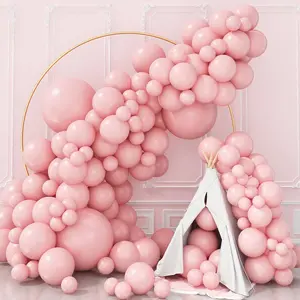 Balloons Double Stuffed, Pastel  Balloon Garland Light  Balloons Different Sizes 18/12/10/5 Inch   Balloon Arch Kit for Birthday  Shower  Bridal Party Decorations