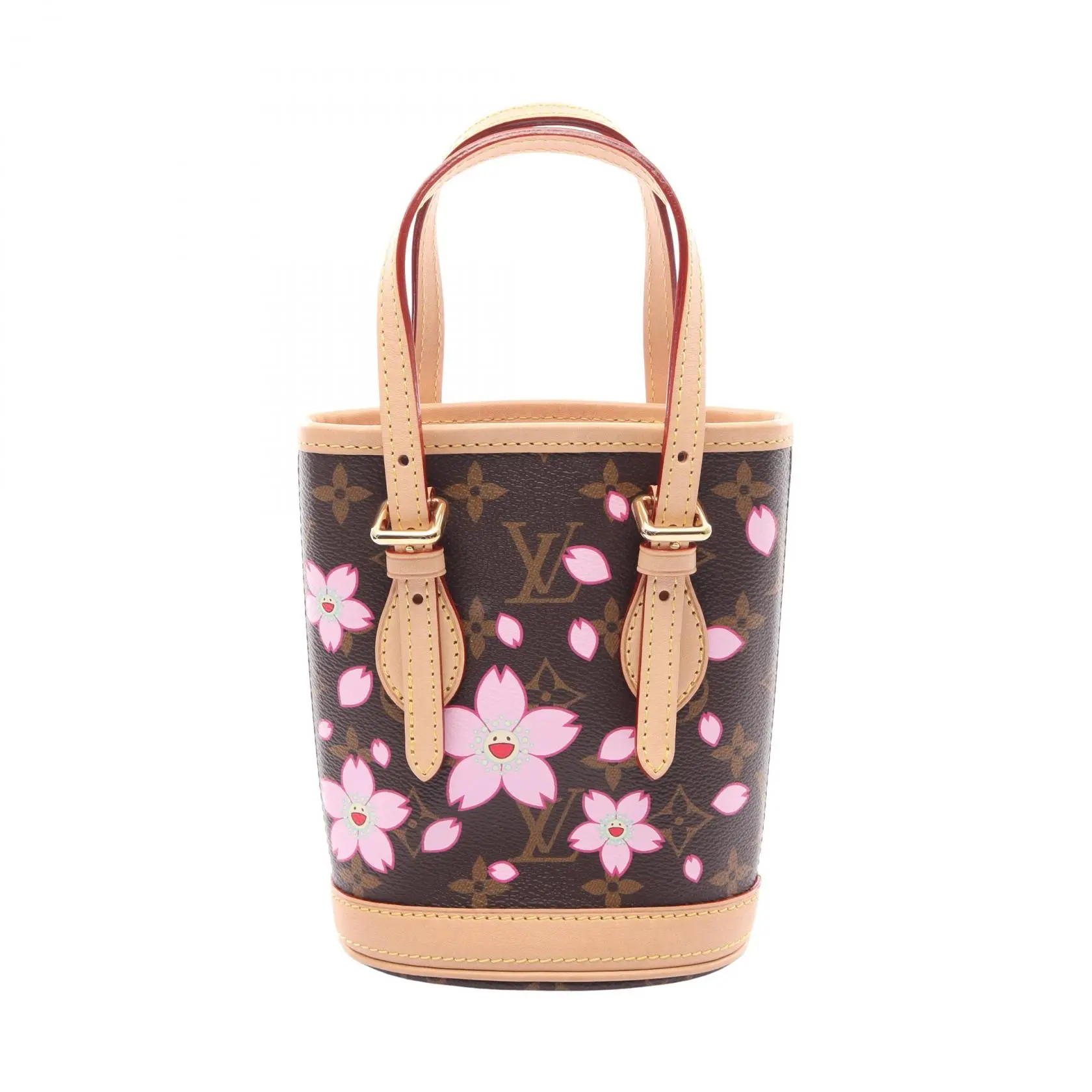 Pre-owned Louis Vuitton Canvas Shoulder Bags Monogram Cherry Blossom Handbag