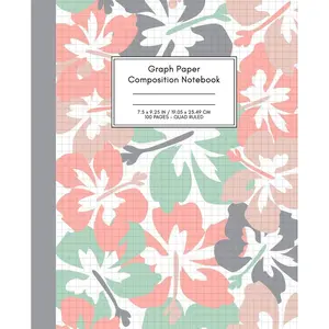 Graph Paper Composition Notebook: Quad Ruled 5x5 (5 squares per inch), Grid Paper for Science, Math & Engineering Students or Teachers (7.5 x 9.25 - 100 Sides) Paperback – September 16, 2019
