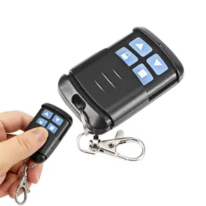 Universal Wireless Remote Control 433mhz 4-Key Cloning, Garage Door Telescopic Door Opener, Electric Remote, Lithium Batteries Included