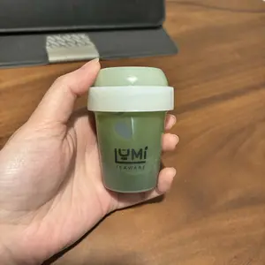 Lumi Teaware Matcha Shaker with Carrying Pouch for Easy On-the-Go Matcha in Less Than 30 Seconds