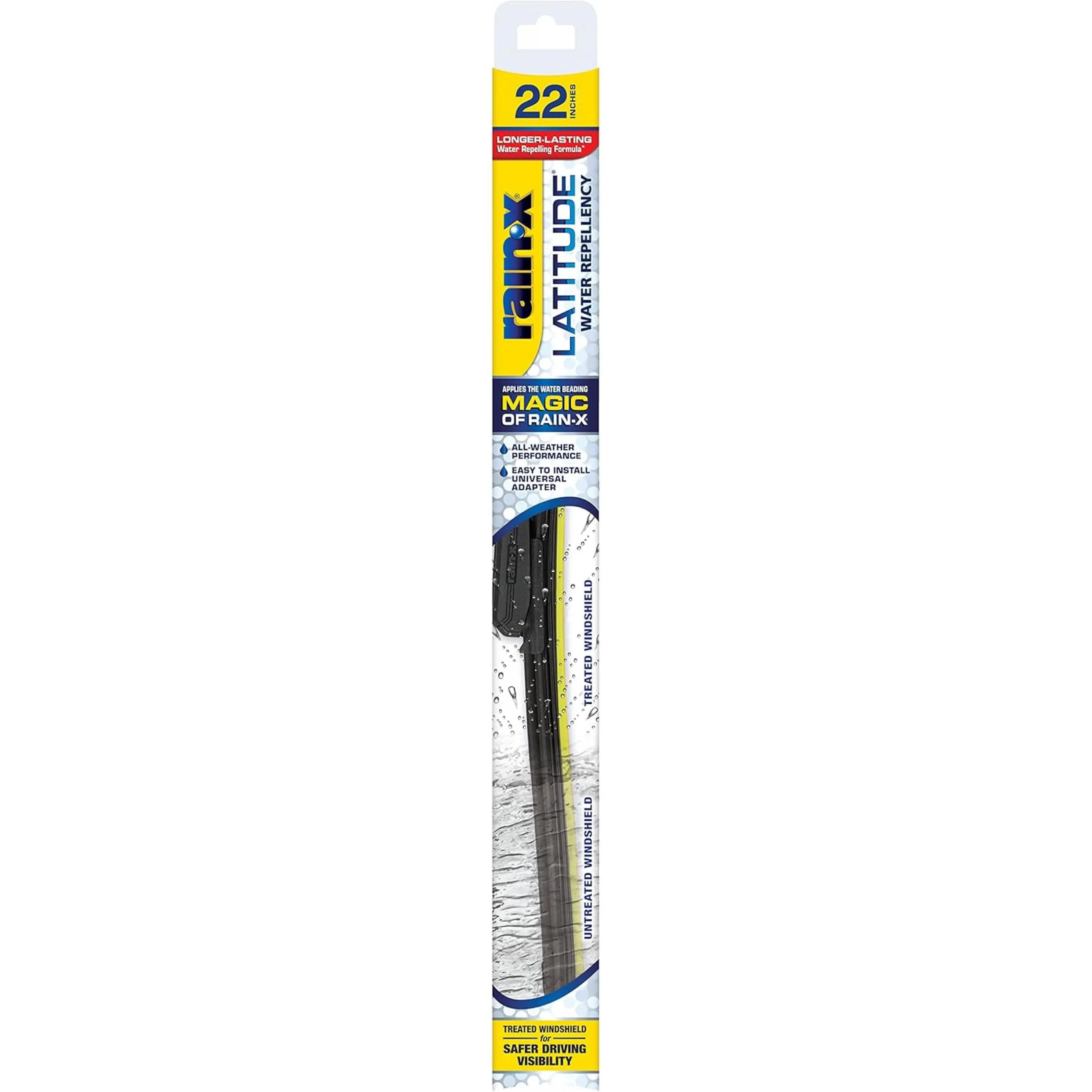 RainX Repellency Water Repellent Wiper Blades, " Windshield Wiper, All Weather StreakFree for Enhanced Visibility w/Water Repellency Formula
