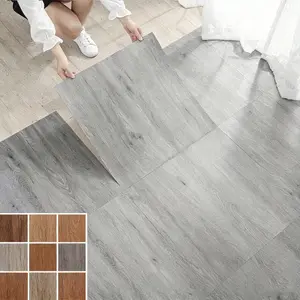 Self-adhesive Wall Floor Sticker, Wood Grain Pattern Wall Floor Decal, Decorative Sticker for Home Living Room Bedroom