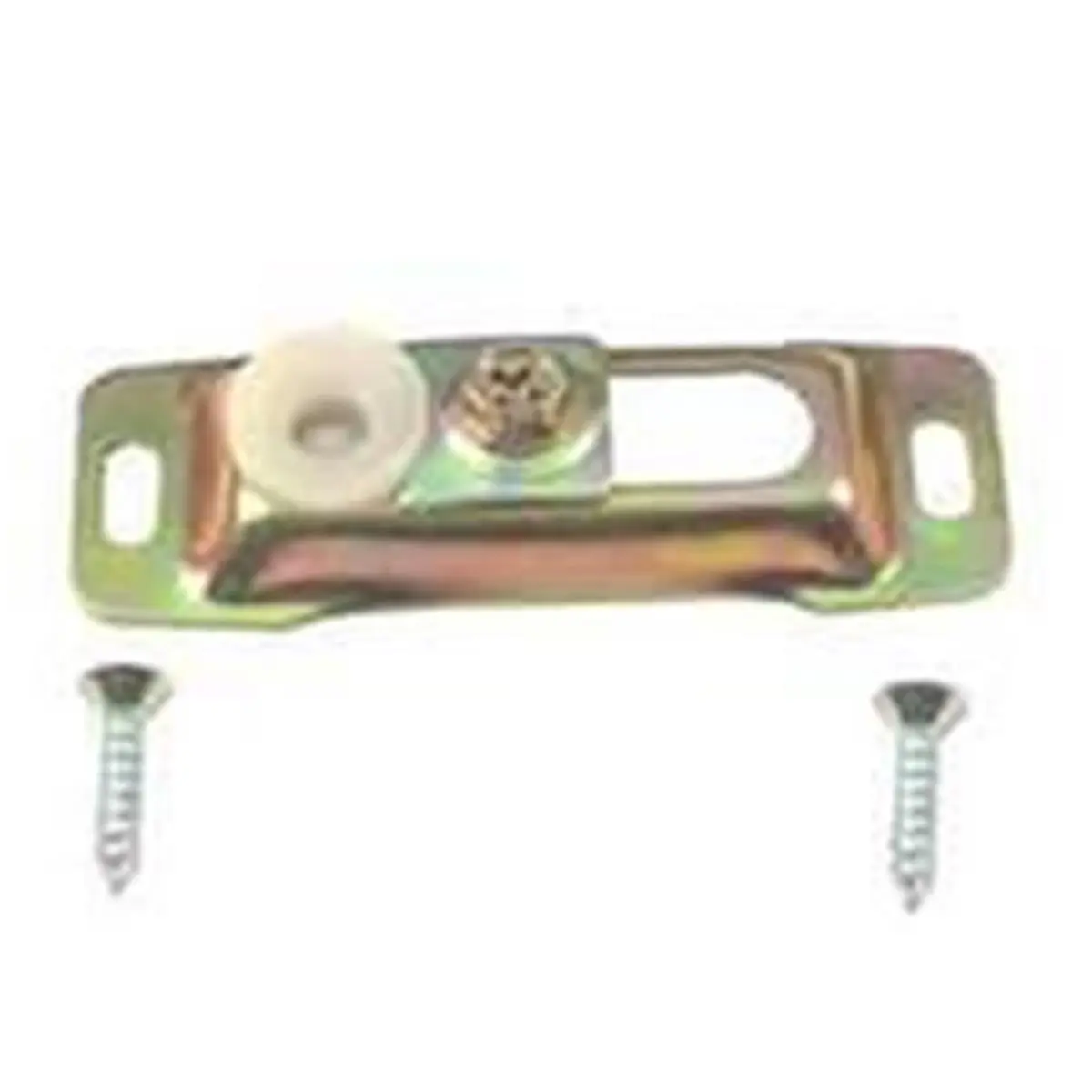 212 MAIN N 6711 Bifold Bottom Pivot Bracket, Steel Floor-Mount with Nylon Bushing, Fits 1/4 in. Pin for Johnson Hardware