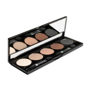 Juwel Cosmetics Eye Shadow Palette, Talc-Free Highly Pigmented Pressed Powder, Eye Makeup Palette that Blends Perfectly, 5 Shades of Paraben-Free and Sulfate-Free Eyeshadow, On the Rocks
