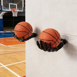 Wall-Mounted Basketball Rack, Space-Saving Vertical Storage, Ideal for Garages, Caves, Game Rooms, Durable and Easy to Install