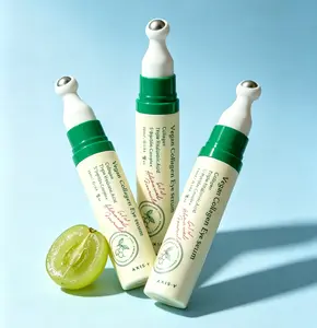 AXIS-Y Vegan Collagen Eye Serum 3pcs with Peptides & Hyaluronic Acid for Deep Hydration, Elasticity Care and Brightening Under Eye Korean Skin Care