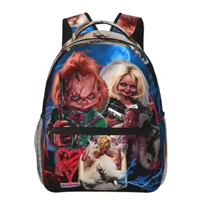 Men's Chucky Backpack Cute Lightweight Chucky muñeco Laptop Backpack Casual Weekend Travel Daypack Chucky doll accessory bag for friends, colleagues, family holiday presents