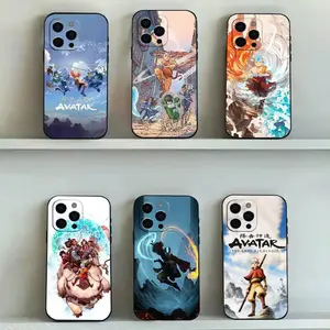 Cartoon Avatar T-The Last A-Airbender Phone Case For iPhone 17,16,15,14,13,12,11 Plus,Pro Max,Samsung Galaxy S26 S25 S24 S23 S22 Soft Silicone Black Cover