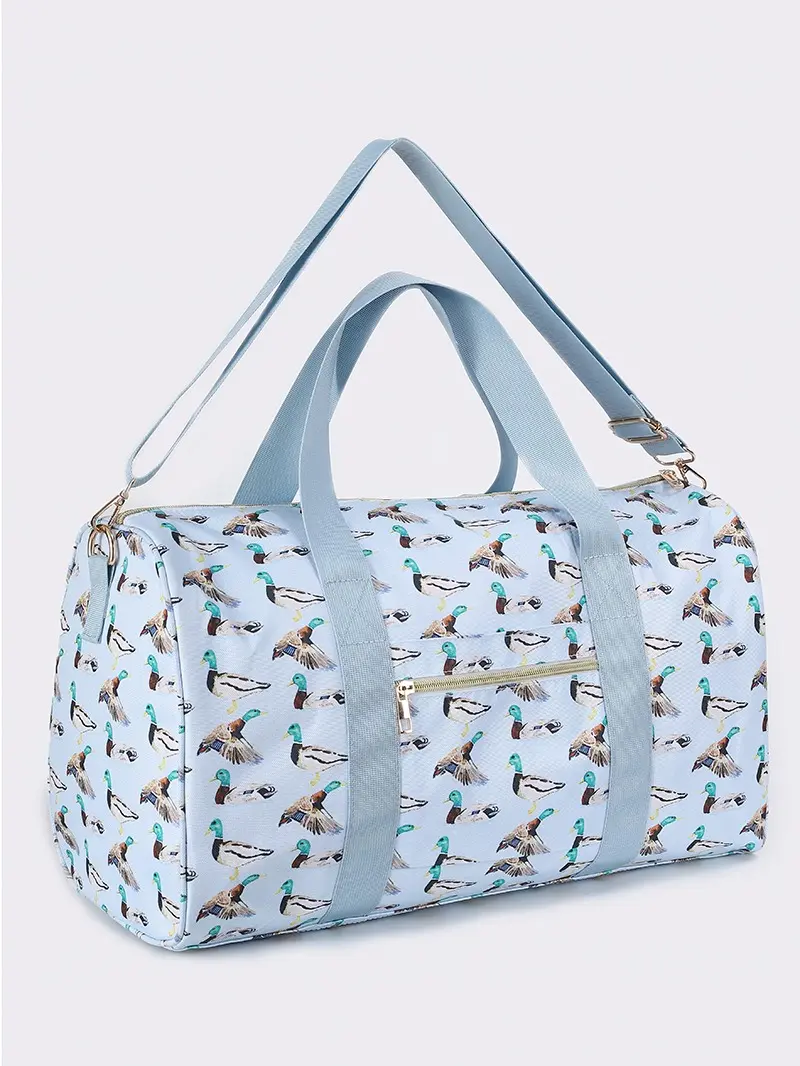 Duck Hunting Print Portable Duffel Bag Duck Hunting Print Portable Duffel Bag