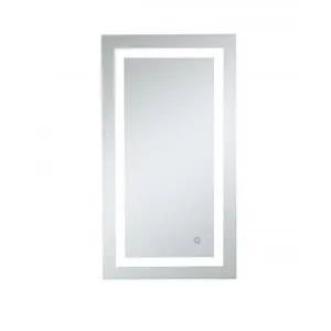Elegant Decor MRE12036 20 x 36 in. Helios Hardwired LED Mirror with Touch Sensor & Color Changing Temperature - 3000K-4200K-6400K