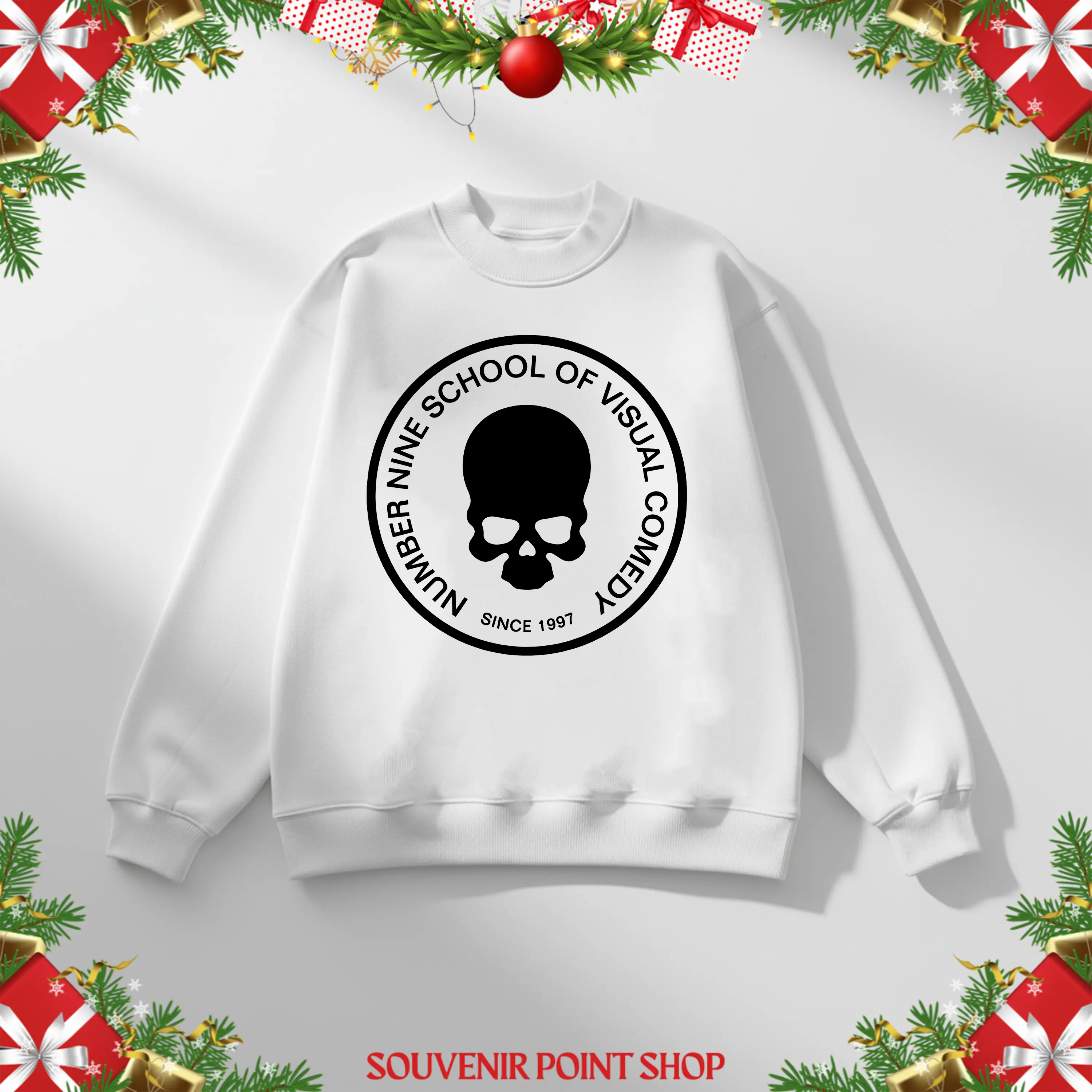 Number Nine School of Visual Comedy Heavy Cotton Sweatshirt Number Nine Tshirt Singer Top, Gift for Fans, Vintage Hip Hop Y2K