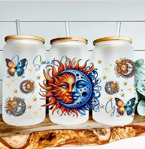 Sun & Moon - UVDTF Wrap for cups/hard surfaces sticker