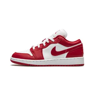 Air Jordan 1 Low GS "Gym Red/White" 553560 611