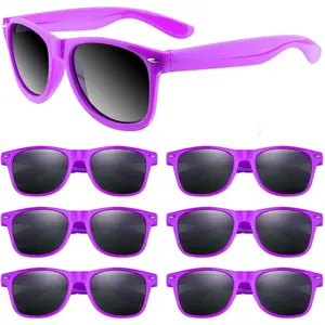 Black Sunglasses Bulk, 6/12/24/48 Pack Sunglasses Party Favors for Summer Beach Pool Birthday Wedding Party Supplies