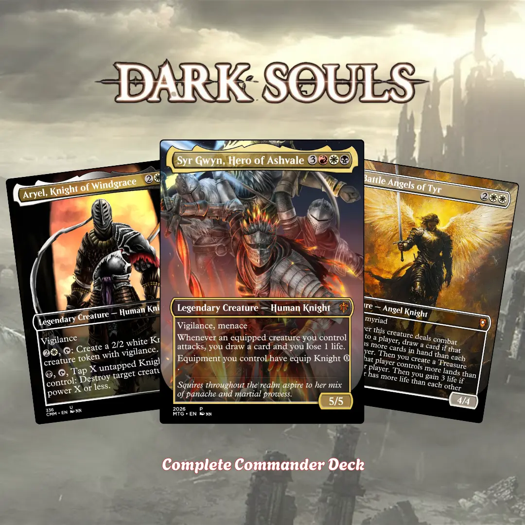 Proxy 100+ Commander Deck – Dark Kingdom Fantasy Theme | Gothic Soulslike Adventure | Legendary Boss EDH Strategy | Premium Print | Collector Gift