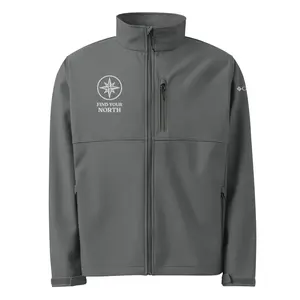 Columbia Soft Shell Jacket - Wind & Water-Resistant, 100% Polyester, Zippered Pockets, Adjustable Cuffs, Embroidered Logo, Comfortable Fit