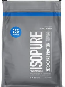 Isopure Zero Carb Creamy Vanilla Protein Powder - 7.5 Lb (103 Servings) - 25G Protein Per Serving, Zero Sugar, Immune Support with Vitamin C