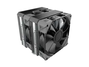 MONTECH NX600 Dual-Tower CPU Air Cooler with 6 Heatpipes & Premium Top Cover | 28 mm E28 Fan 2000 RPM PWM | Soldered Copper Base | 85 CFM Airflow | Intel LGA1700 / 1851 & AMD AM5 Support | Black