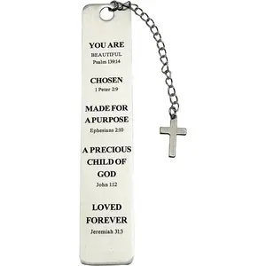 Inspirational Religious Bookmark Gifts for Women Girls Boys, Faith "You are Beautiful" Book Mark