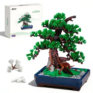 WISE BLOCK Pine Building Block Set for Adults -950 Pcs Artificial Pine Building Blocks for Adults, Gift Set for Valentine's Day