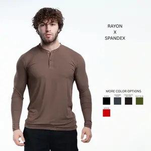 EKKO Blank Henley Long Sleeve