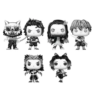 Funko Pop! Demon Slayer Sumi Ink (Tanjiro, Nezuko, Zenitsu Insouke, Rengoku, Shinobu) Vinyl Figures