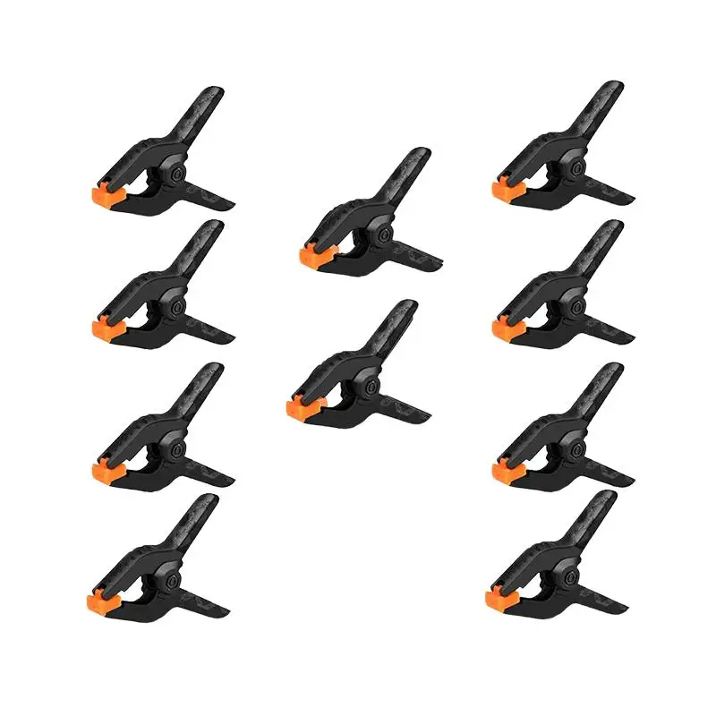 2.5 Inch Professional Plastic Small Spring Clamp, Portable Heavy Duty Clamp, Plastic Clip For Backdrop Stand, Photography, Office Gardening DIY, Men G