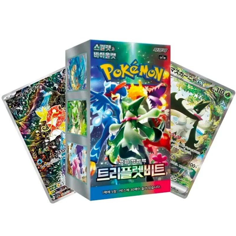 pokemon tcg korean booster box Pokmon Mega Symphonia m1S Magikart Cards Inc and Greninja SAR Pokemon TCG Triple Beat Korean