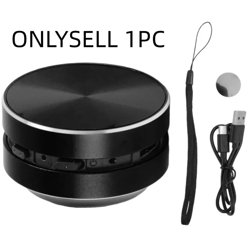 Mini Bone Conduction Speaker, Audio, Perfect Gift for Dad, Portable Sound Solution, Ideal Outdoor Use, Table Mount, Lithium Batteries Included, Compact