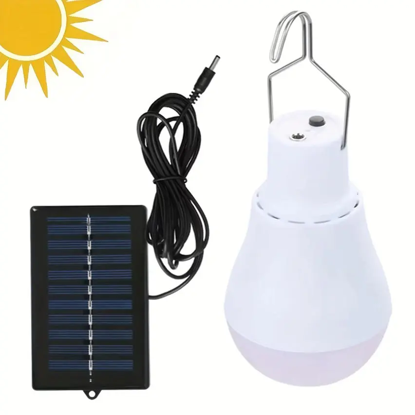 Tempomind Outdoor and Indoor Portable Solar Light Bulbs, Lantern lights, Household Lighting, Mobile Emergency Charging Lights, Camping and Hiking Trips