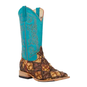 Horse Power Men's Cigar Matte Bass Patch Boots