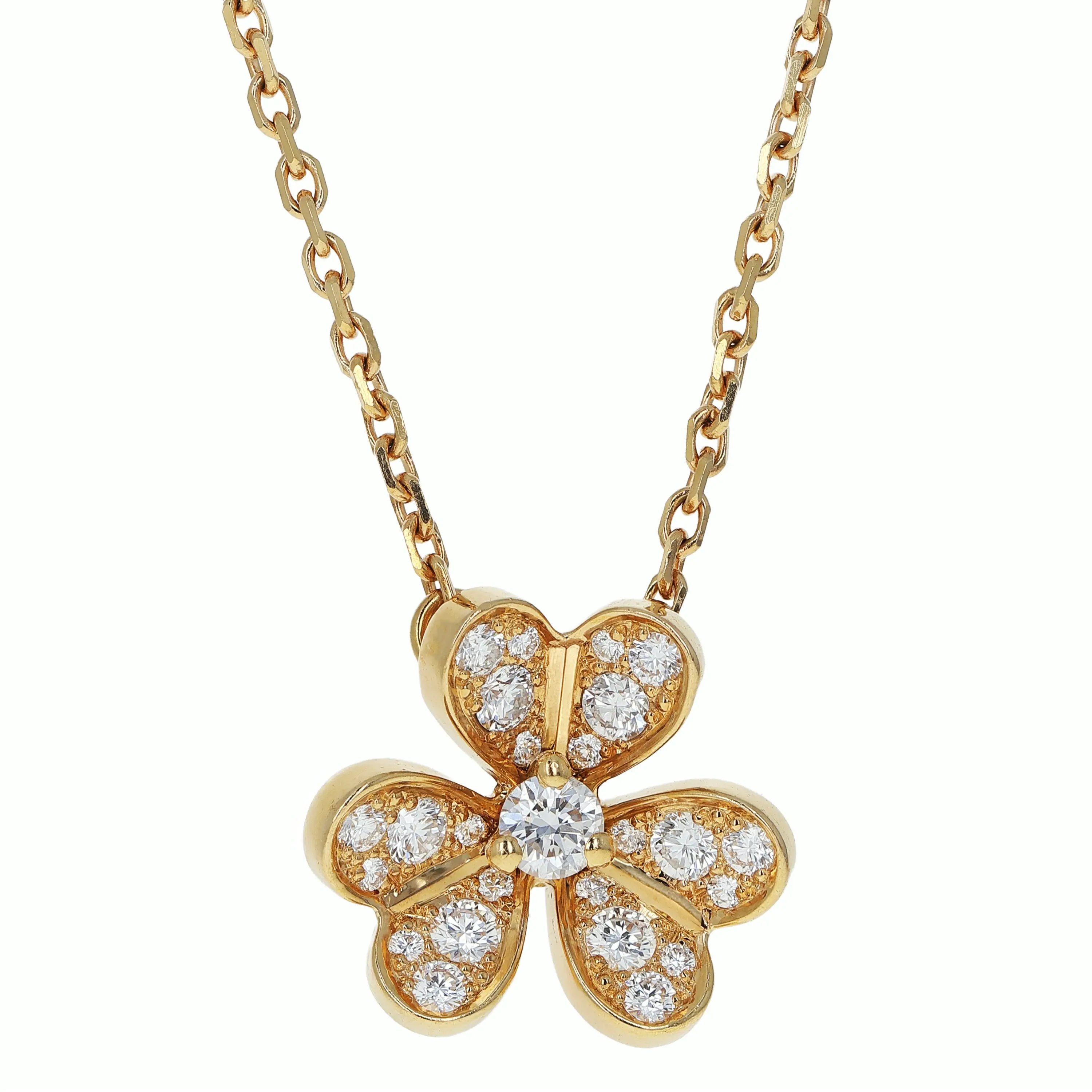 Pre-owned Van Cleef & Arpels Frivole Pendant Necklace