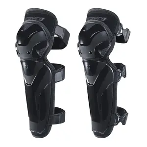 Guards  Adjustable Protective Pads for Motocross, Road Cycling  TPU Armor  Guards with Breathable Mesh Protective Gear (Black, 1 Pair)