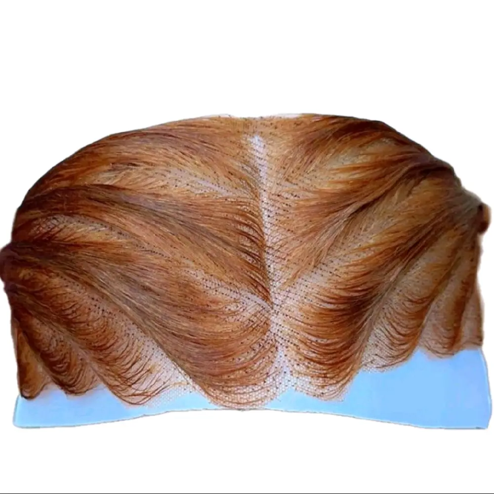 Ready To Wear Glueless Gele Turban Frontals 13x4 Human Hair Full Frontal Style Wavy Natural Looking Hairpiece