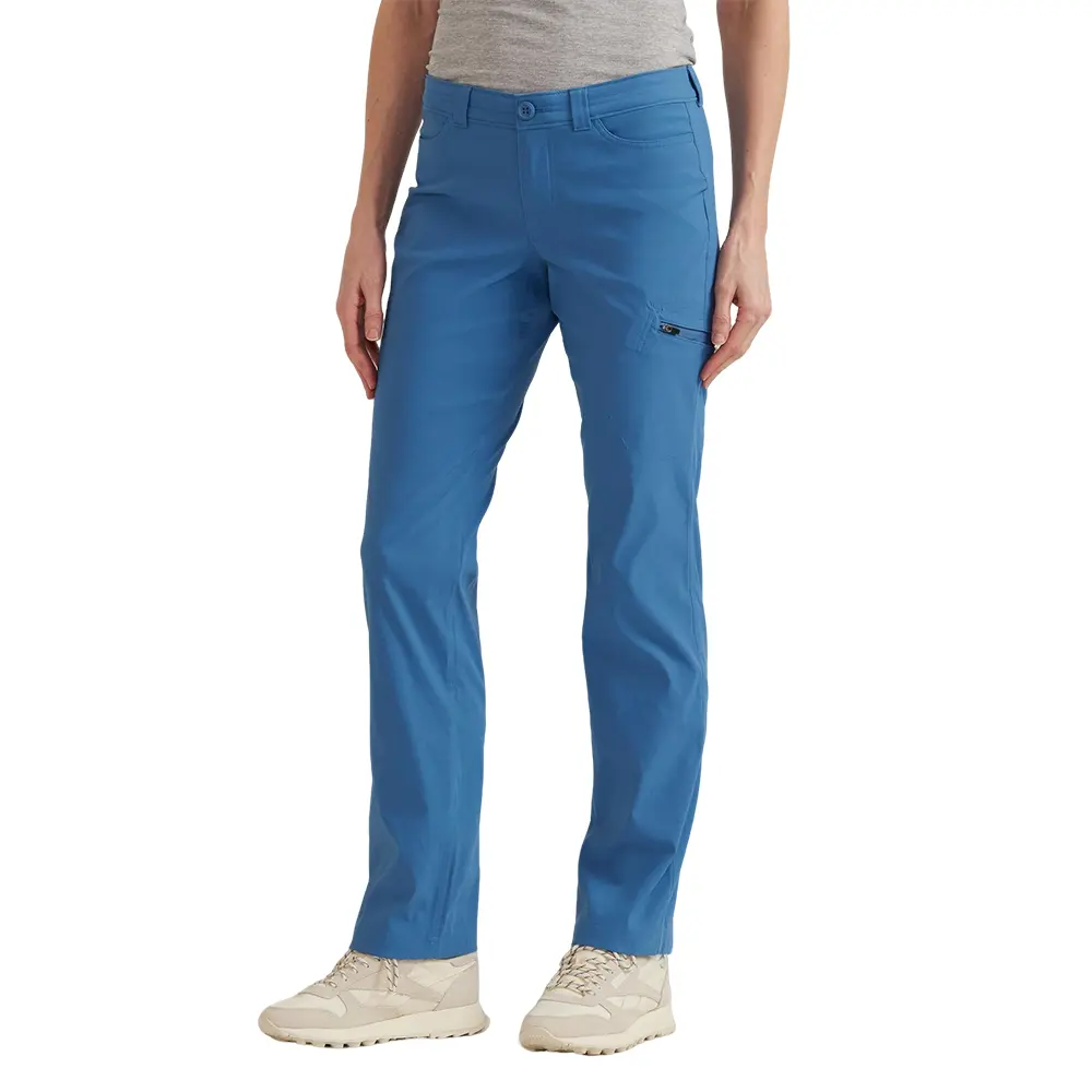 Eddie Bauer Women's Rainier Classic Fit Straight Leg Pants - Outdoor Hiking, 2-Way Stretch, Water-Repellent, UPF 50+ Bottoms Sun
