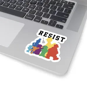 Save PBS Resist Sticker, Political Protest Stickers, Save Public Broadcasting, Hands-Off Sticker, Retro Public Broadcasting Service