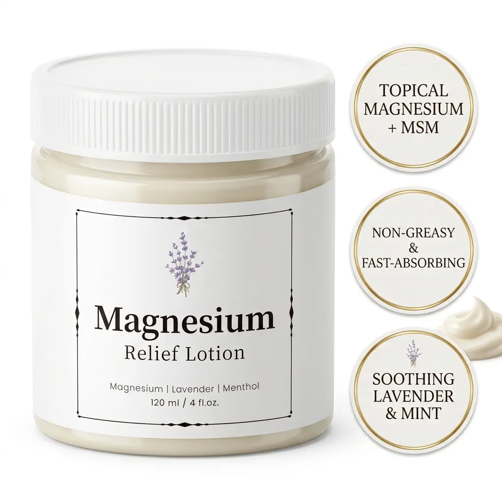 FIUMOT Magnesium Relief Lotion 4 oz +Sports Chafe Relief Cream, Body Relief Lotion for Feet & Sleep - Extra Strength Cream Ultra-Pure, Relief & Relaxation, Muscle Health Leg & Joint Care Topical Non Itch& joint care gel knee