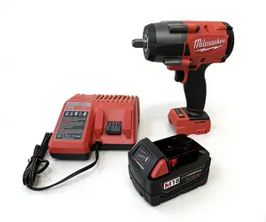 Milwaukee M18 1000Nm High Torque Cordless Impact Wrench,   Drive, with XC6.0 Battery & Charger, for Automotive/Construction/DIY