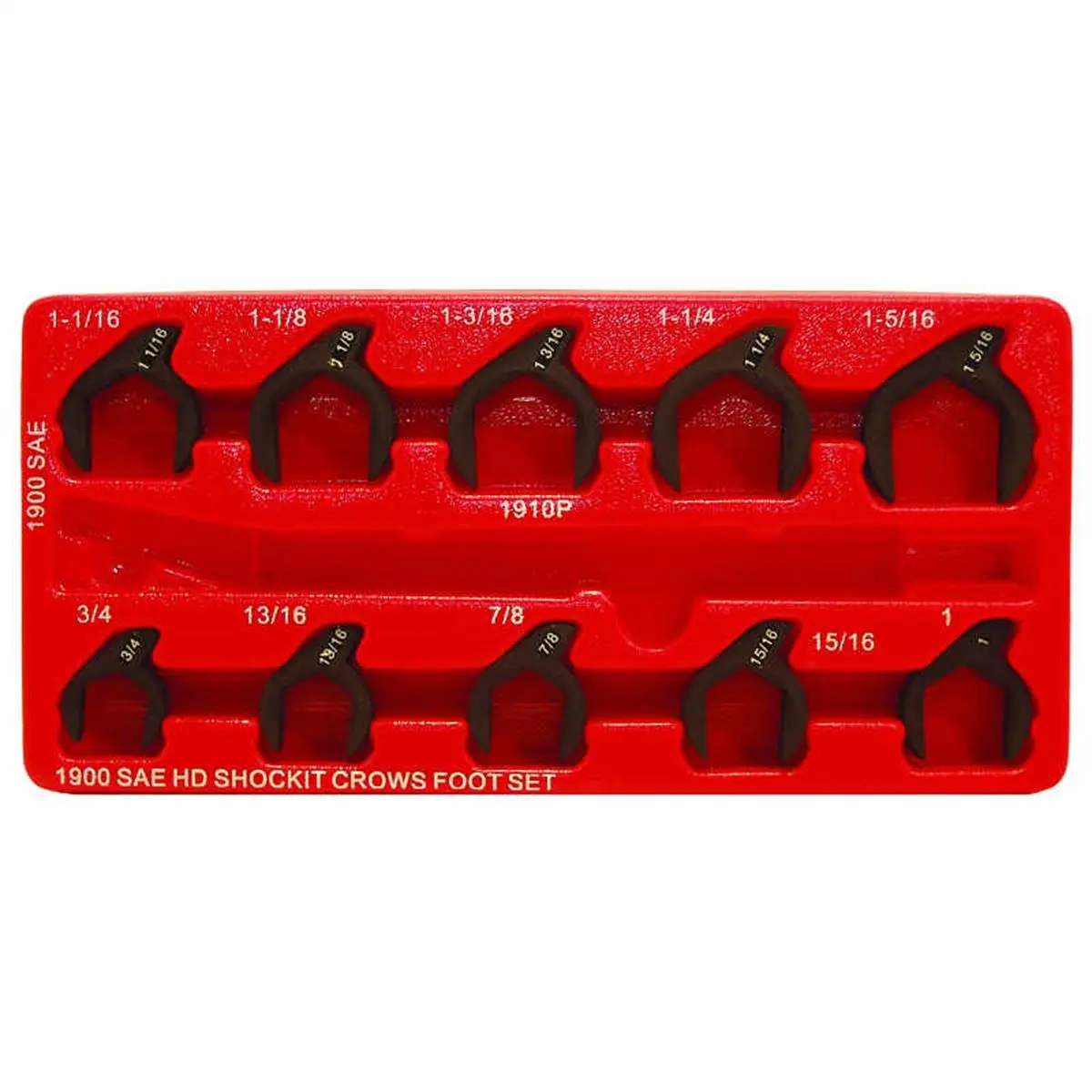 212 MAIN Shockit Interlock Grip Steel Crowfoot & Line Wrenches Set, Featuring ISO Standard Lock Technology