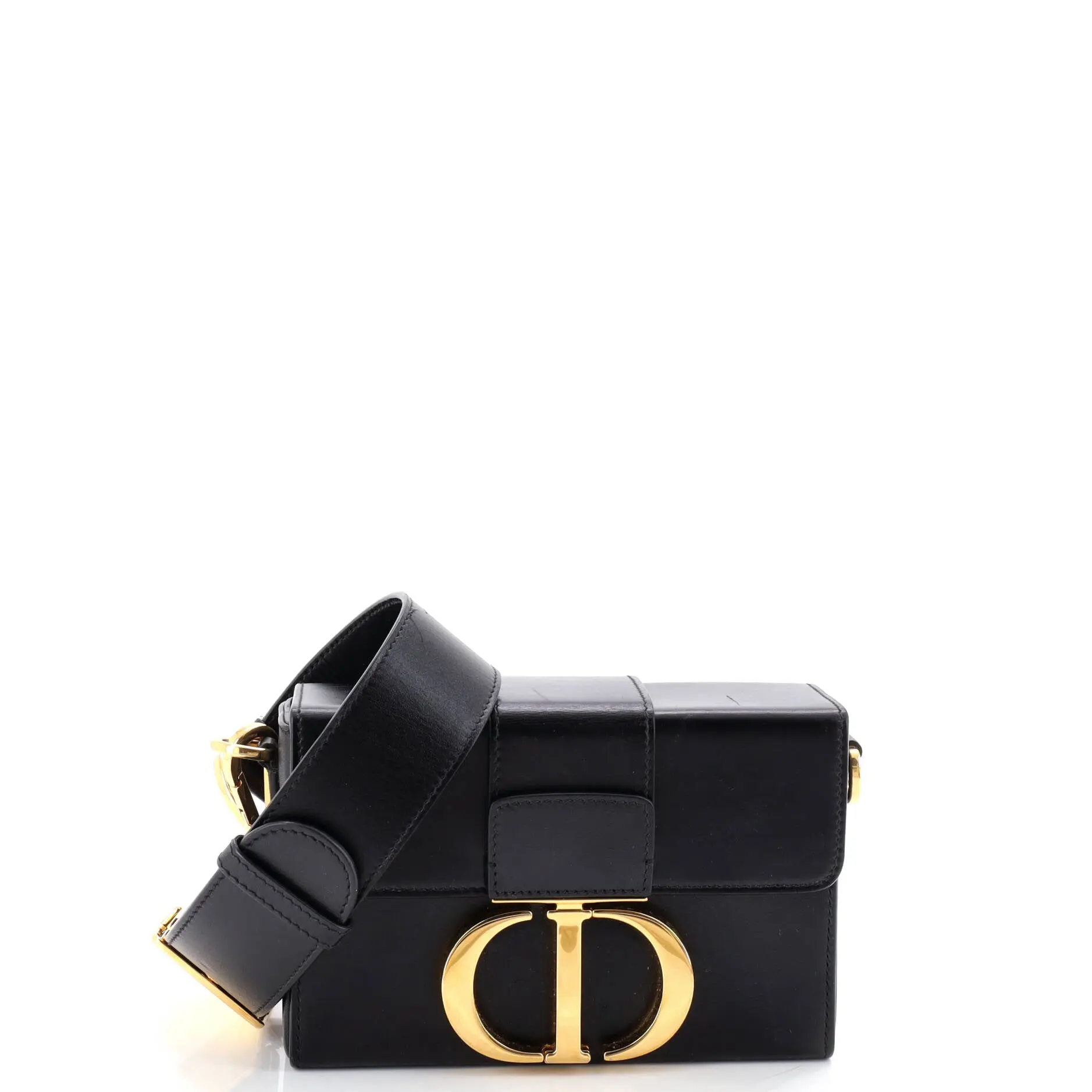 Pre-owned Dior material Messenger Bags Christian 30 Montaigne Box Bag Leather by Rebag