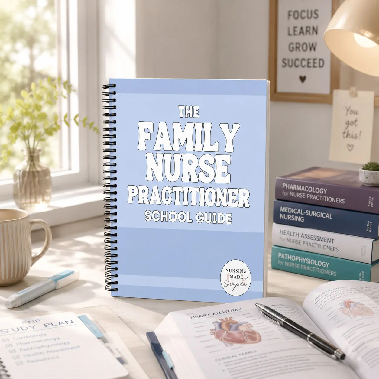 FNP School Guide for Nurse Practitioner Students | 320-Page Study Companion