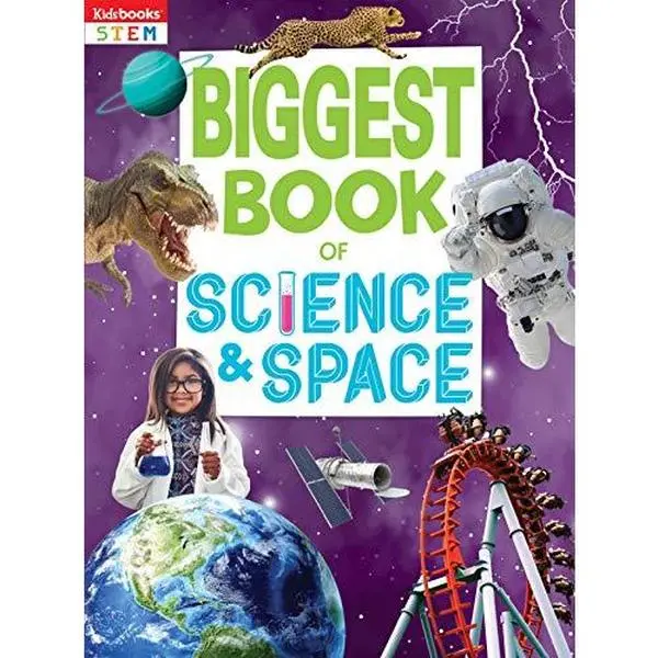 USED Book - Biggest Book of Science & Space-Packed with Hundreds of Amazing Facts plus Awesome Activities, makes this the Perfect Book for Hours of Educational Entertainment! (Biggest Books) by Kidsbooks Publishing (Paperback) - english