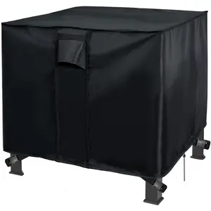 Fire Pit Cover Square 30 x 30 x 25 Inch, Gas Firepit Covers 30 Inch  Fire Table Cover Patio Outdoor Cover Fits for 28-30 Inch Fire Pit Table (Square - 30" Lx30 Wx25 H)