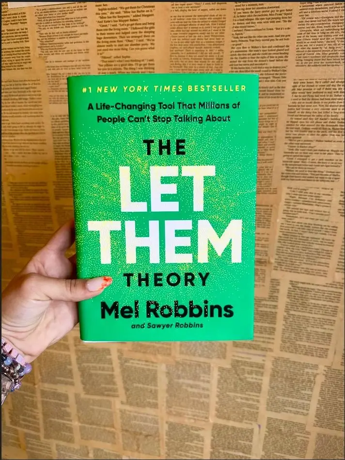 The Let Them Theory By Mel Robbins, Paperback.....