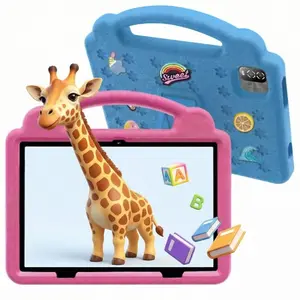 10.1 Inch Children Learning Tablet, Toddler Tablet, 2.4g WiFi, Gms, Eye Protection Screen, Parental Control, Education Apps, Dual Cameras, Shockproof Case, Learning Entertainment Tablet
